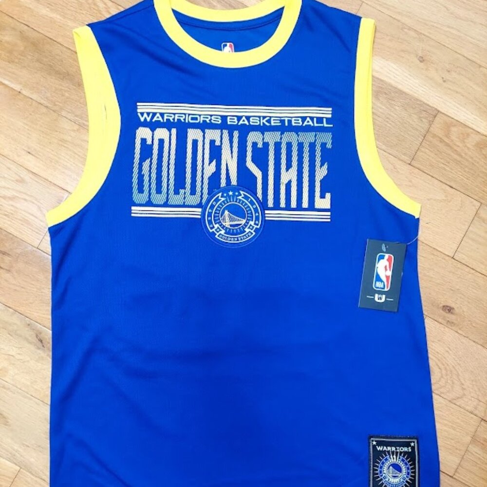 GOLDEN STATE WARRIORS NBA Men's XL Jersey Stephen Curry No. #30New Sleeveless